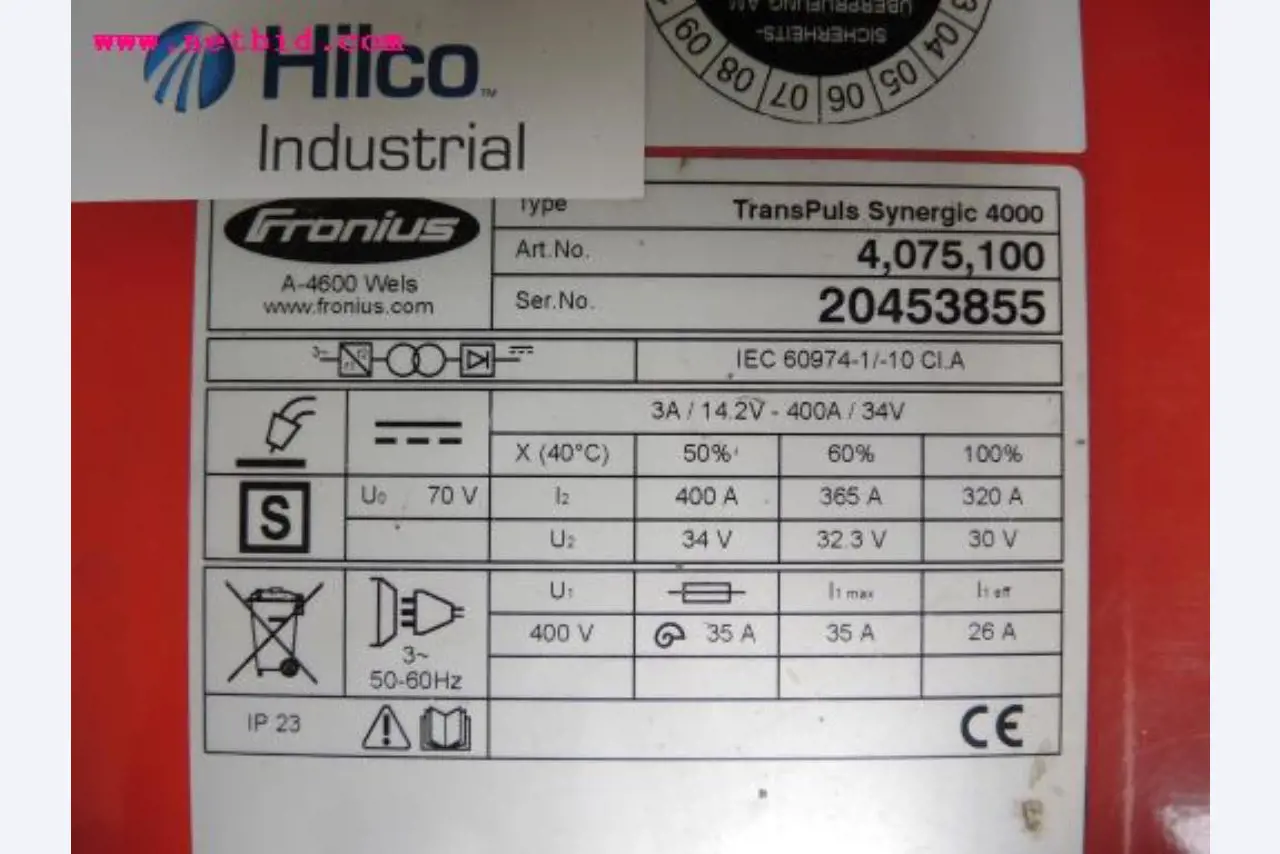 Chapas metálicas e máquinas para trabalhar metais<br><font size="2">Em colaboração com a Hilco Industrial Acquisitions bv</font>-7