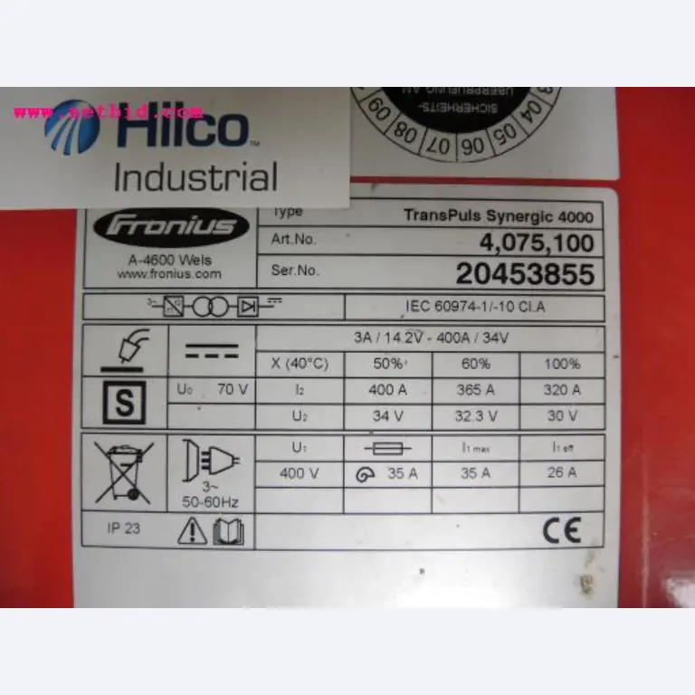 Chapas metálicas e máquinas para trabalhar metais<br><font size="2">Em colaboração com a Hilco Industrial Acquisitions bv</font>-7