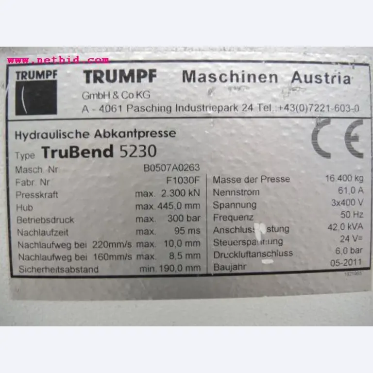 Chapas metálicas e máquinas para trabalhar metais<br><font size="2">Em colaboração com a Hilco Industrial Acquisitions bv</font>-5