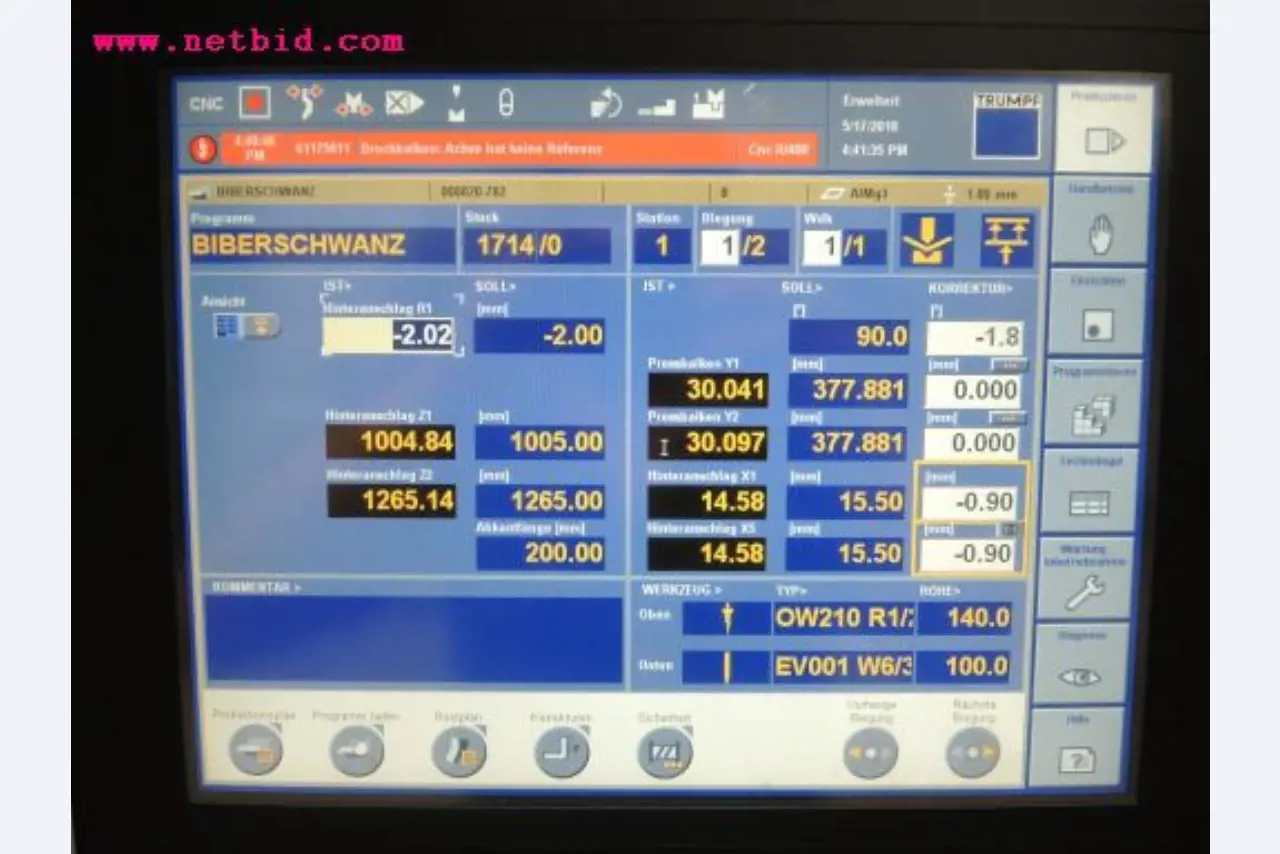Chapas metálicas e máquinas para trabalhar metais<br><font size="2">Em colaboração com a Hilco Industrial Acquisitions bv</font>-6