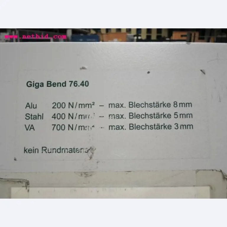 Chapas metálicas e máquinas para trabalhar metais<br><font size="2">Em colaboração com a Hilco Industrial Acquisitions bv</font>-2