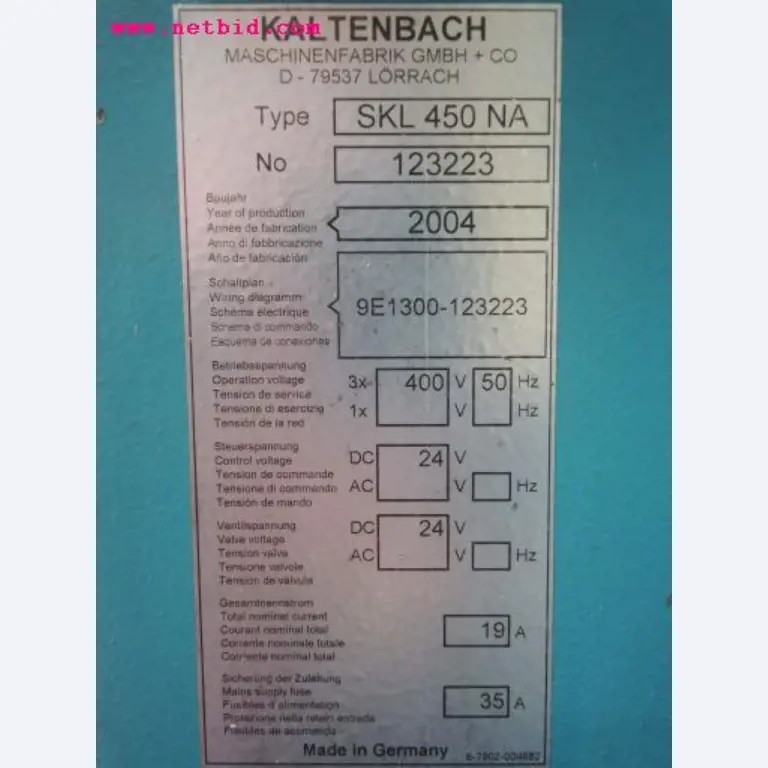 Chapas metálicas e máquinas para trabalhar metais<br><font size="2">Em colaboração com a Hilco Industrial Acquisitions bv</font>-3