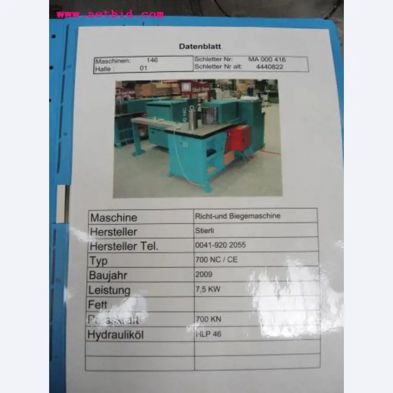 Chapas metálicas e máquinas para trabalhar metais<br><font size="2">Em colaboração com a Hilco Industrial Acquisitions bv</font>-7