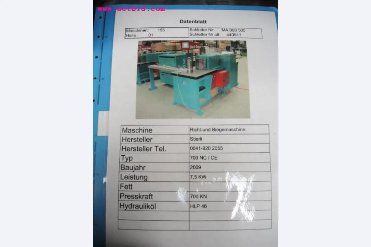 Chapas metálicas e máquinas para trabalhar metais<br><font size="2">Em colaboração com a Hilco Industrial Acquisitions bv</font>-6