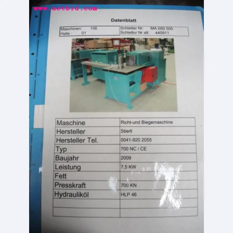Chapas metálicas e máquinas para trabalhar metais<br><font size="2">Em colaboração com a Hilco Industrial Acquisitions bv</font>-6