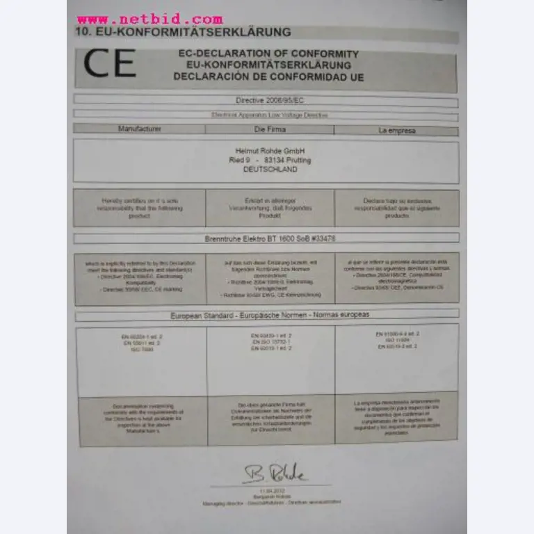 Chapas metálicas e máquinas para trabalhar metais<br><font size="2">Em colaboração com a Hilco Industrial Acquisitions bv</font>-7