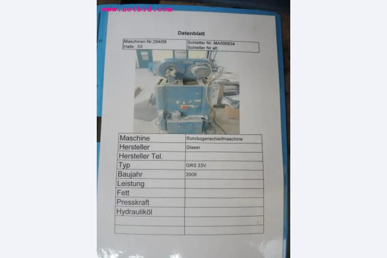 Chapas metálicas e máquinas para trabalhar metais<br><font size="2">Em colaboração com a Hilco Industrial Acquisitions bv</font>-6