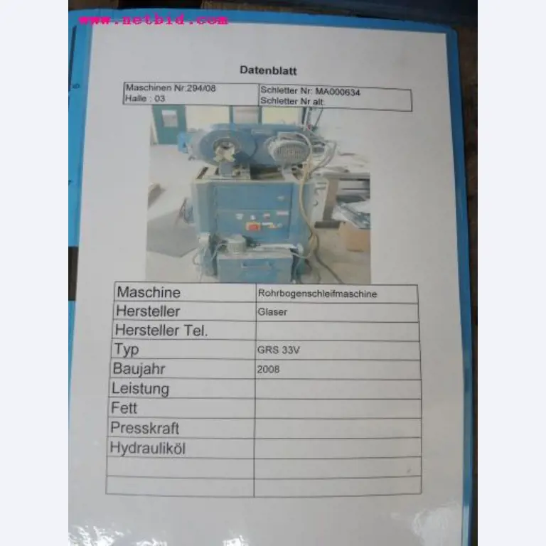 Chapas metálicas e máquinas para trabalhar metais<br><font size="2">Em colaboração com a Hilco Industrial Acquisitions bv</font>-6
