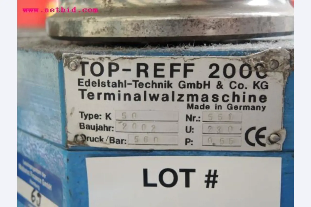 Chapas metálicas e máquinas para trabalhar metais<br><font size="2">Em colaboração com a Hilco Industrial Acquisitions bv</font>-5