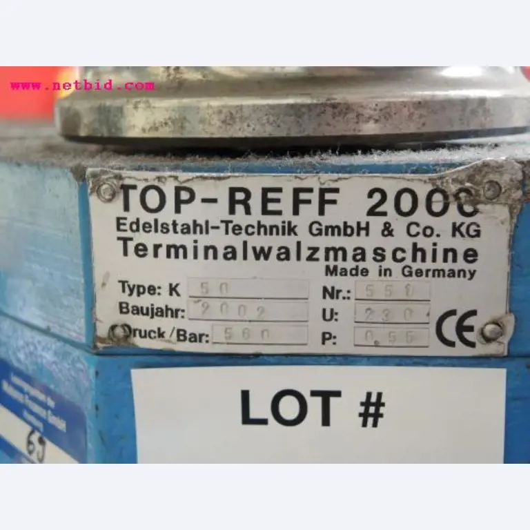 Chapas metálicas e máquinas para trabalhar metais<br><font size="2">Em colaboração com a Hilco Industrial Acquisitions bv</font>-5
