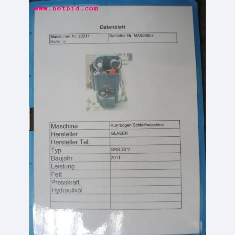 Chapas metálicas e máquinas para trabalhar metais<br><font size="2">Em colaboração com a Hilco Industrial Acquisitions bv</font>-7