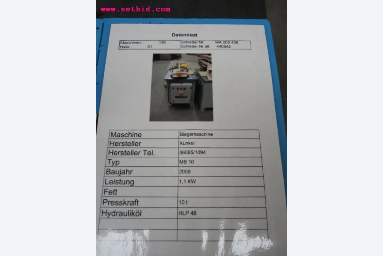 Chapas metálicas e máquinas para trabalhar metais<br><font size="2">Em colaboração com a Hilco Industrial Acquisitions bv</font>-8