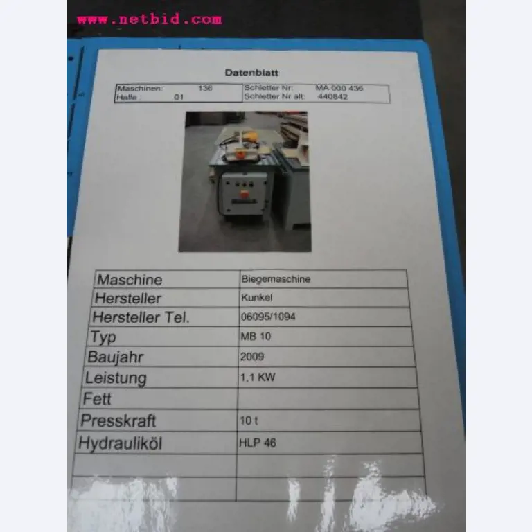 Chapas metálicas e máquinas para trabalhar metais<br><font size="2">Em colaboração com a Hilco Industrial Acquisitions bv</font>-8