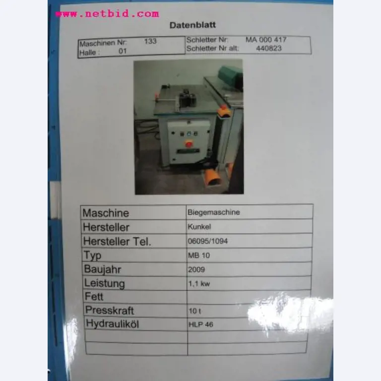 Chapas metálicas e máquinas para trabalhar metais<br><font size="2">Em colaboração com a Hilco Industrial Acquisitions bv</font>-8