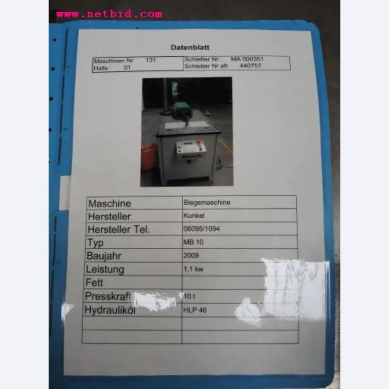 Chapas metálicas e máquinas para trabalhar metais<br><font size="2">Em colaboração com a Hilco Industrial Acquisitions bv</font>-7