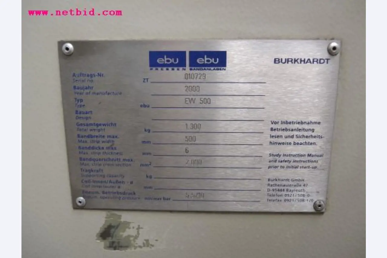 Chapas metálicas e máquinas para trabalhar metais<br><font size="2">Em colaboração com a Hilco Industrial Acquisitions bv</font>-7
