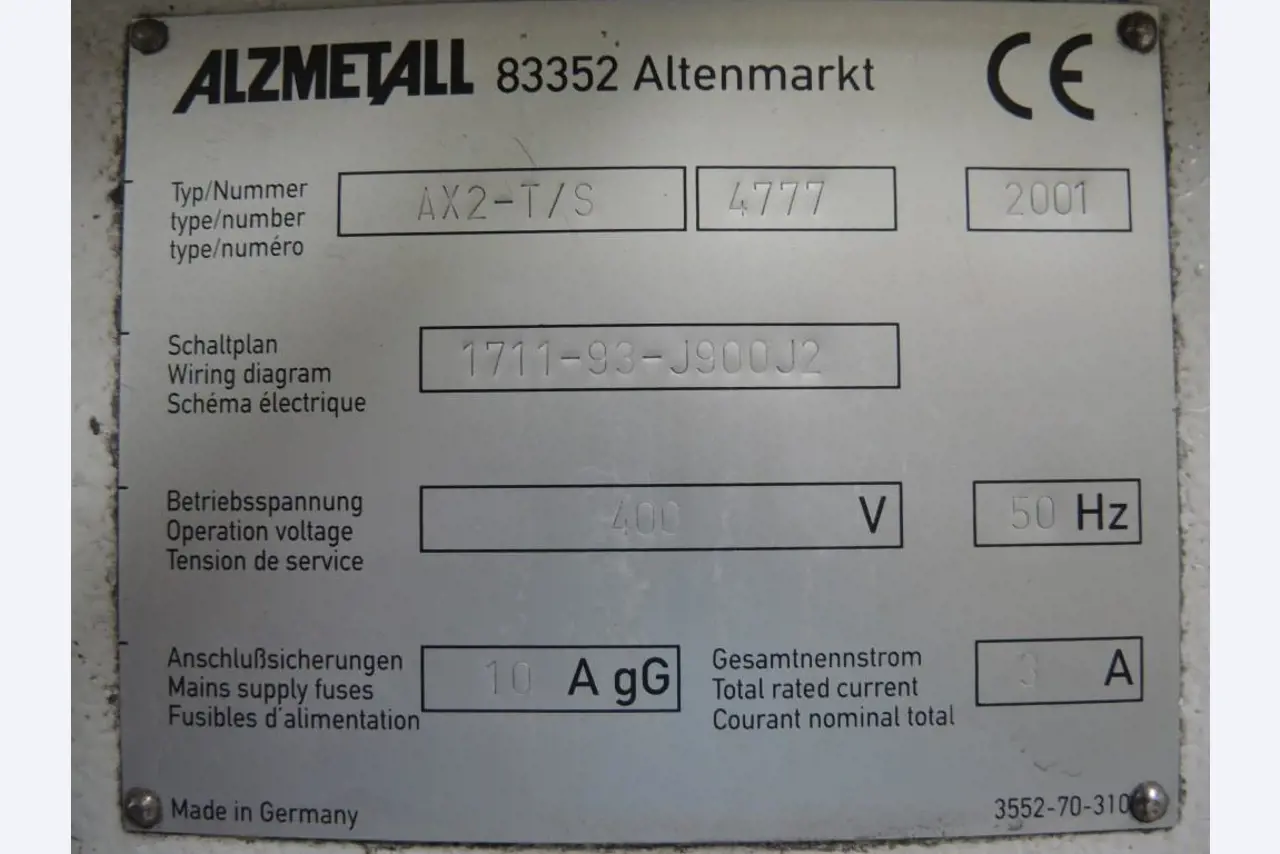 Chapas metálicas e máquinas para trabalhar metais<br><font size="2">Colaboração com Hilco Industrial Acquisitions bv</font><br><img src="/images/hil.png"><br>-7