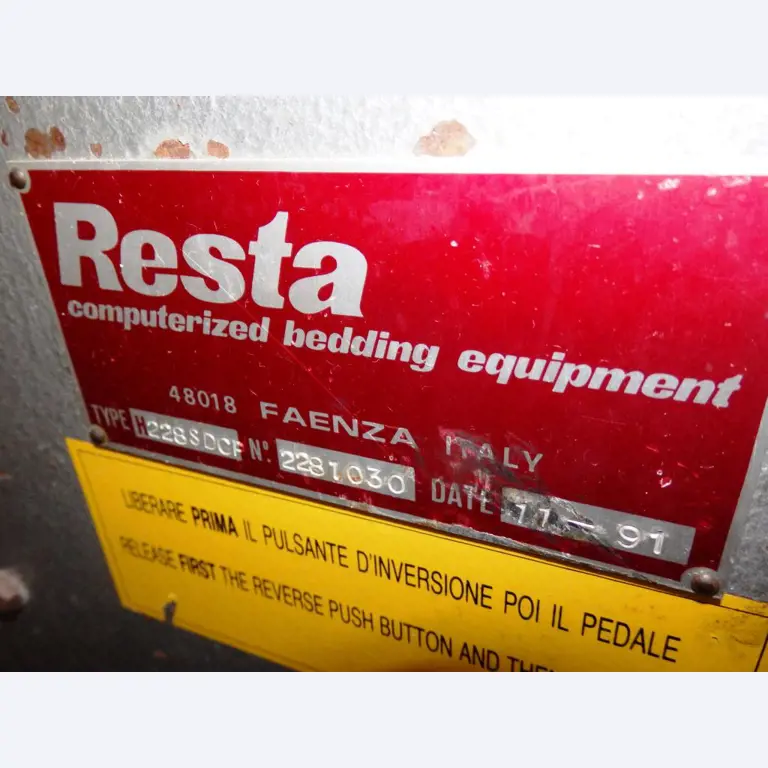 Máquinas para a produção de colchões, protecções de colchões, estrados de cama-3