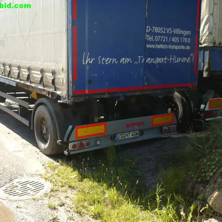 2-axle trailer ATL Vehicle ID no. WK0A0001800088098 Kögel AWE 18