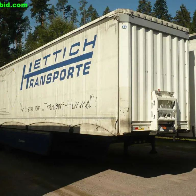 3-axle semi-trailer Vehicle ID No. WKESD000000617555 Krone DA 06 CLNF