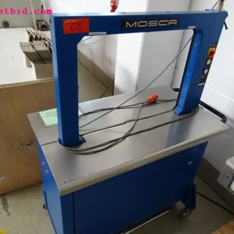 Halfautomatische plastic omsnoeringsmachine Mosca R0-M-P4