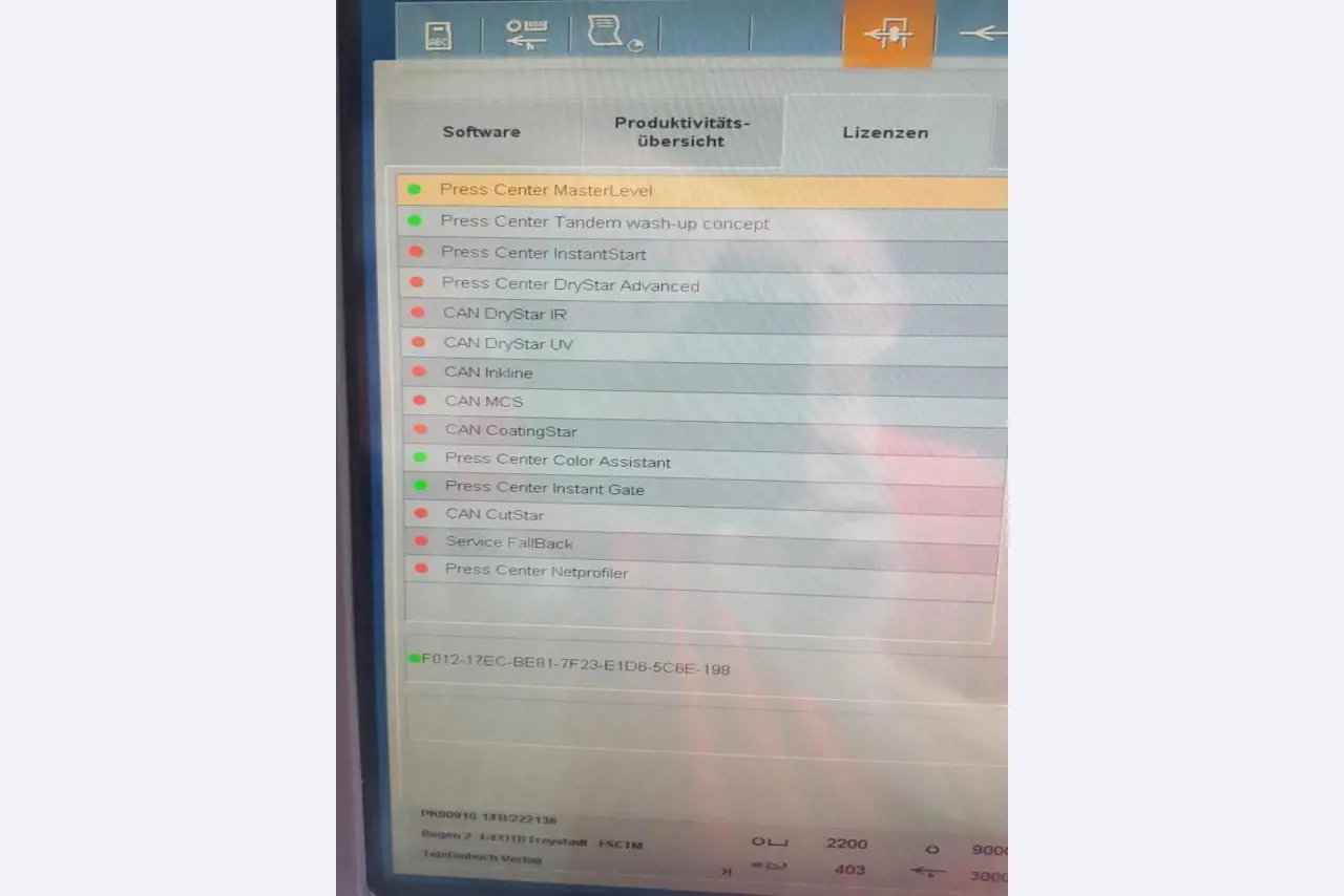 Máquinas de impressão digital, de pré-impressão e de pós-impressão<br>, bem como equipamento de escritório e comercial-21