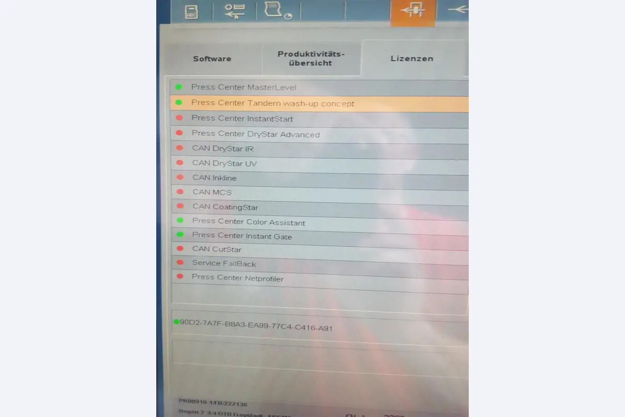 Máquinas de impressão digital, de pré-impressão e de pós-impressão<br>, bem como equipamento de escritório e comercial-22