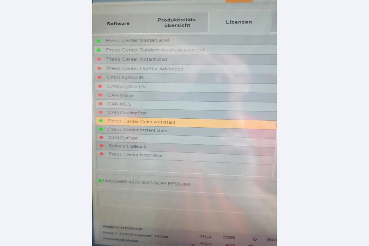 Máquinas de impressão digital, de pré-impressão e de pós-impressão<br>, bem como equipamento de escritório e comercial-23