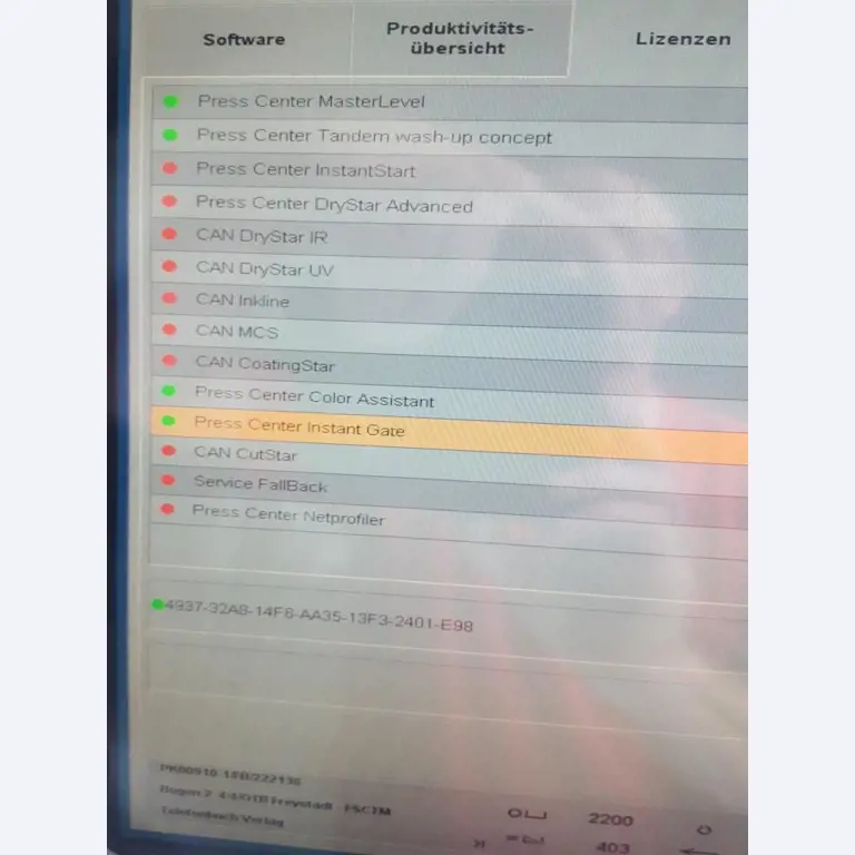 Máquinas de impressão digital, de pré-impressão e de pós-impressão<br>, bem como equipamento de escritório e comercial-24