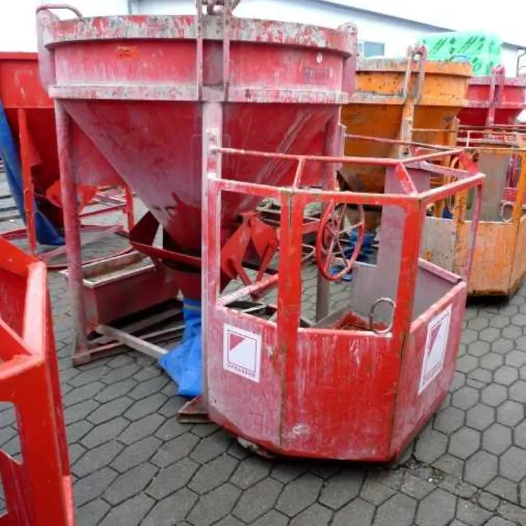 Conteneur de transport de béton pour grue Eichinger