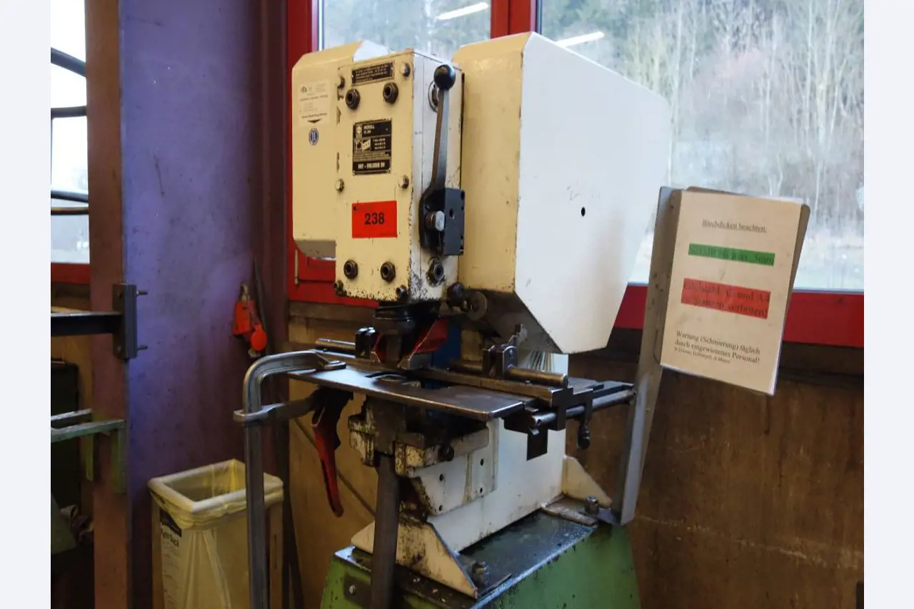 Machines for sheet metal working, business and office equipment as well as vehicle fleet-1
