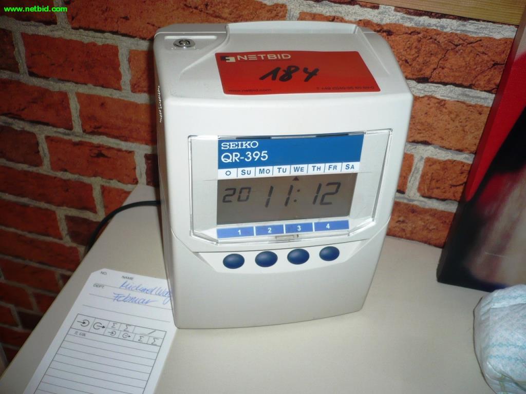 buy used Digital time clock Seiko QR-395 (Trading #14330-184