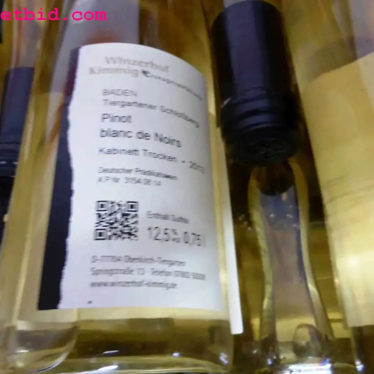 350 Flaschen White wine