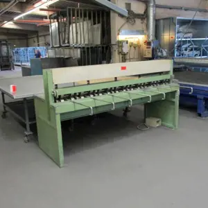 Sheet metal stiffening machine