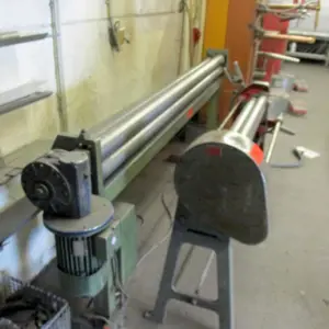 Electromotive 3-rollen buigmachine voor plaatwerk Geka