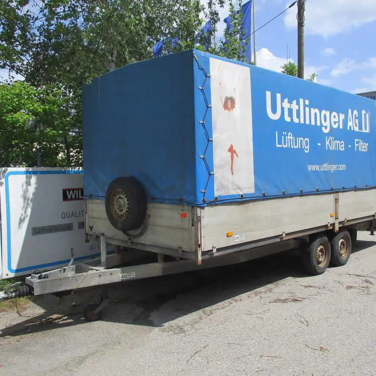 Middenasaanhangwagen Lau OKHPS 3000 TB Alu