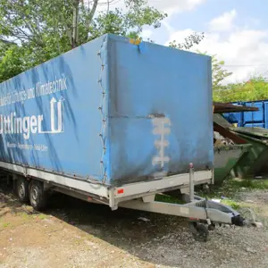 Central axle trailer Lau OKHPS 3500 TB Alu