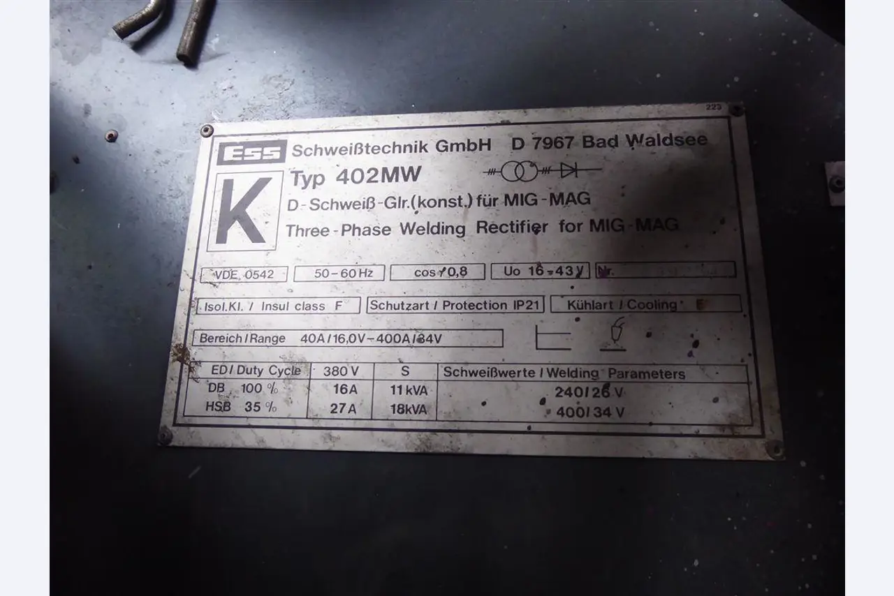 factory and office equipment from the steel and metal construction sector, welding technology<br>-3