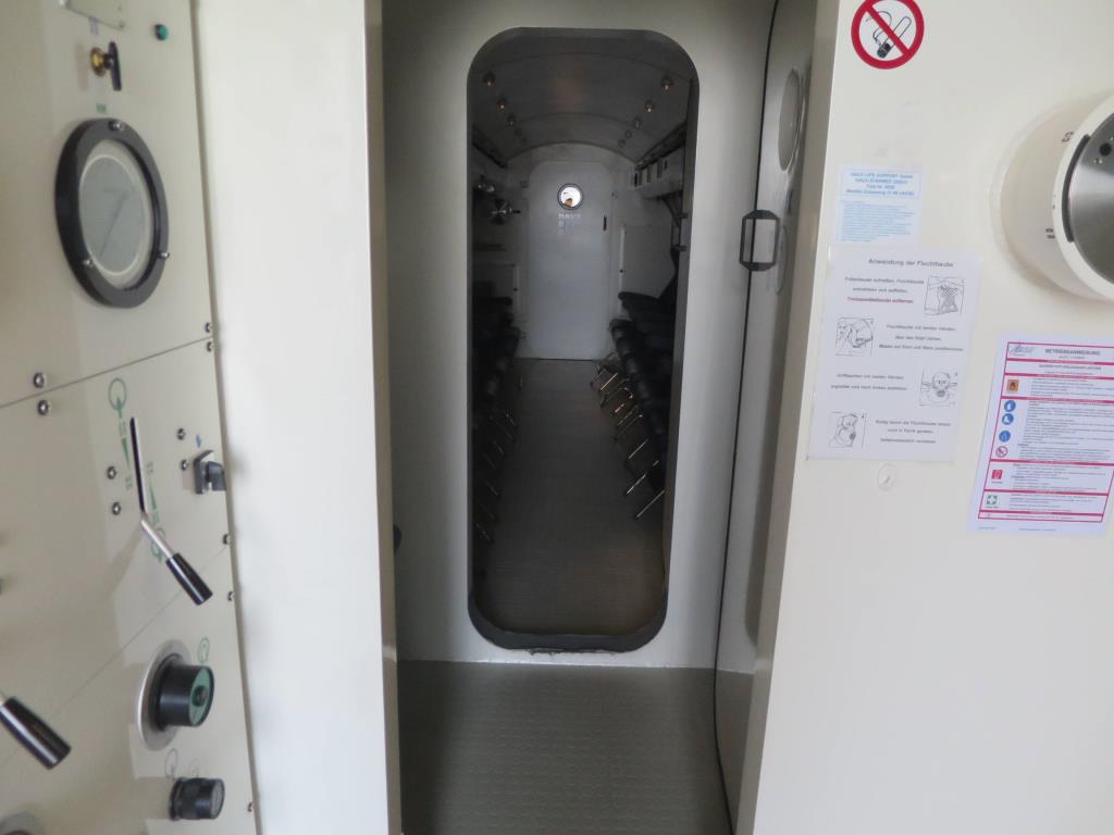 
technical installations as well as operating and business equipment in the field of diving and overpressure medicine<br>-17