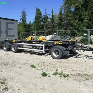 Container roll-off trailer Hüffermann HMA24.24