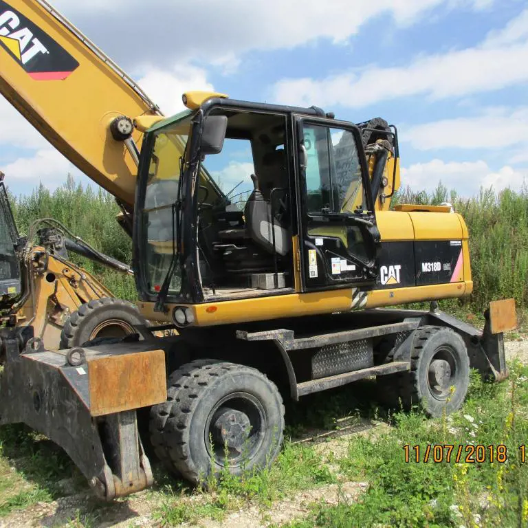 Mobile excavator Caterpillar M318D MH