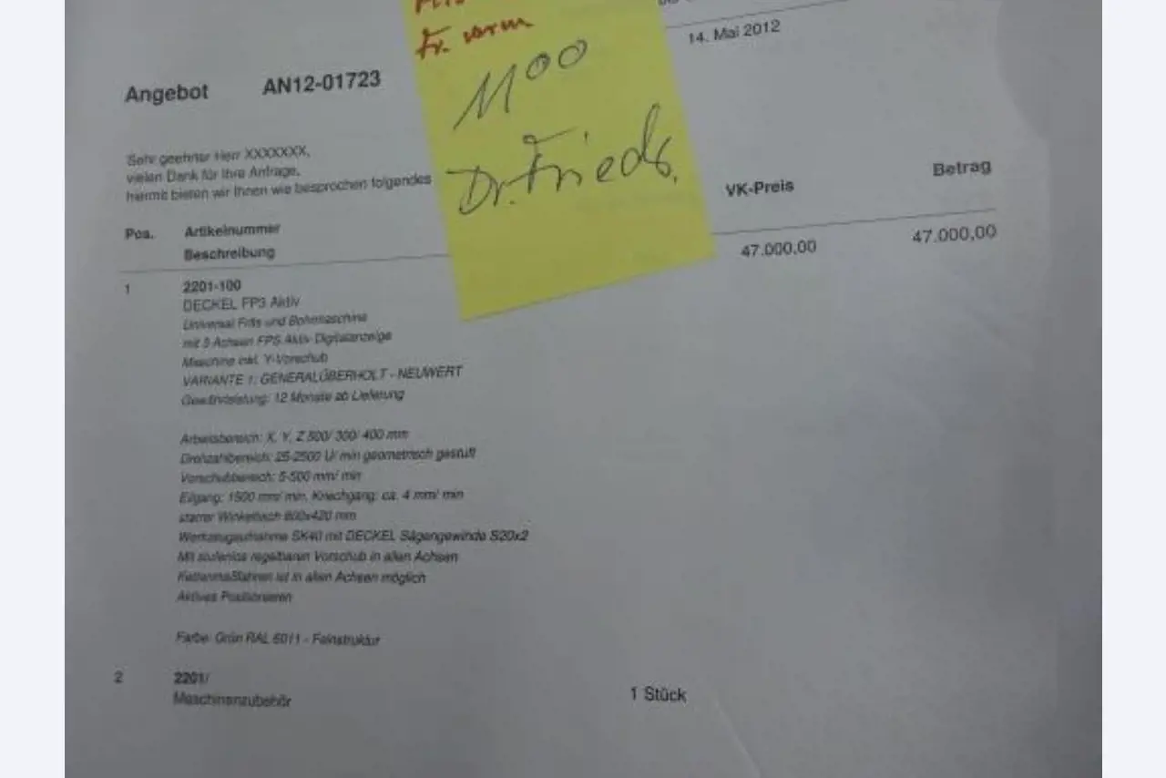 Metallbearbeitungsmaschinen und<br>Werkstattausstattung -4