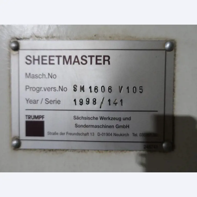 Máquinas para o processamento de chapas metálicas de espessura fina/média<br>(corte, perfuração, prensagem, dobragem)<br><font size="2">Em colaboração com a Hilco Industrial Acquisitions bv</font>-5