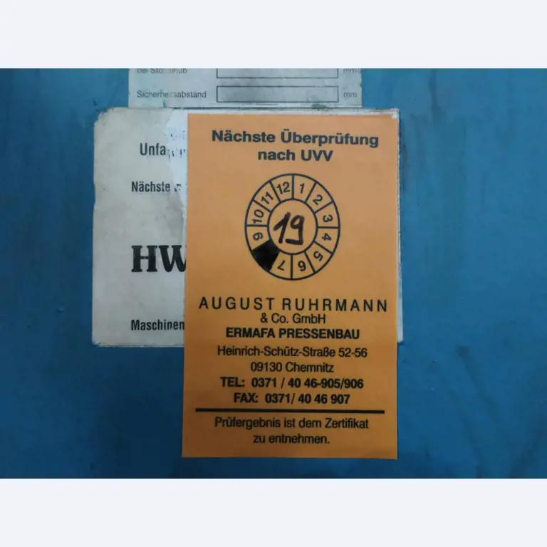 Máquinas para o processamento de chapas metálicas de espessura fina/média<br>(corte, perfuração, prensagem, dobragem)<br><font size="2">Em colaboração com a Hilco Industrial Acquisitions bv</font>-5
