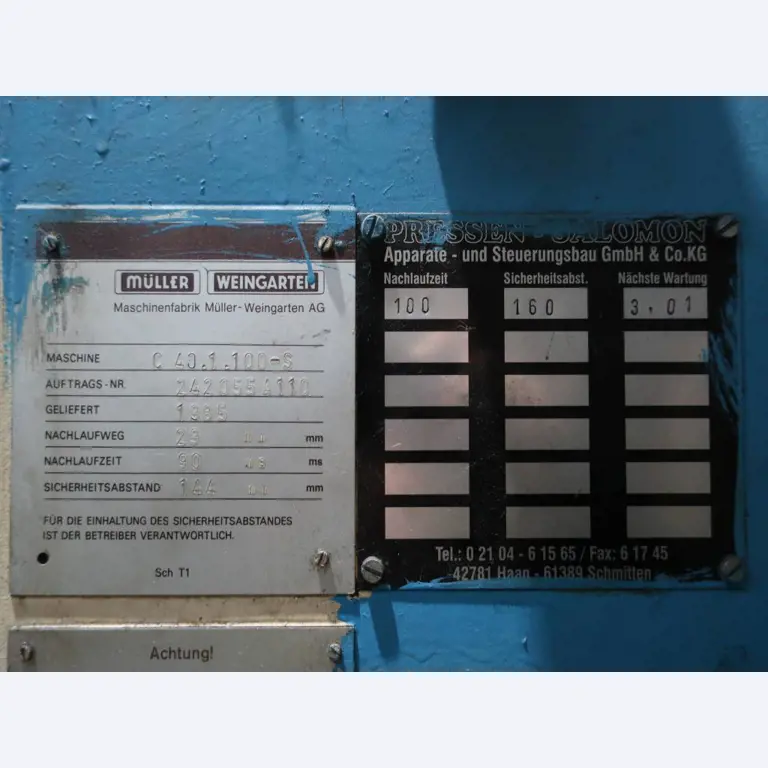 Máquinas para o processamento de chapas metálicas de espessura fina/média<br>(corte, perfuração, prensagem, dobragem)<br><font size="2">Em colaboração com a Hilco Industrial Acquisitions bv</font>-6