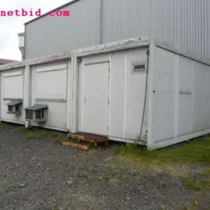 Bürocontaineranlage, (3-teilig)