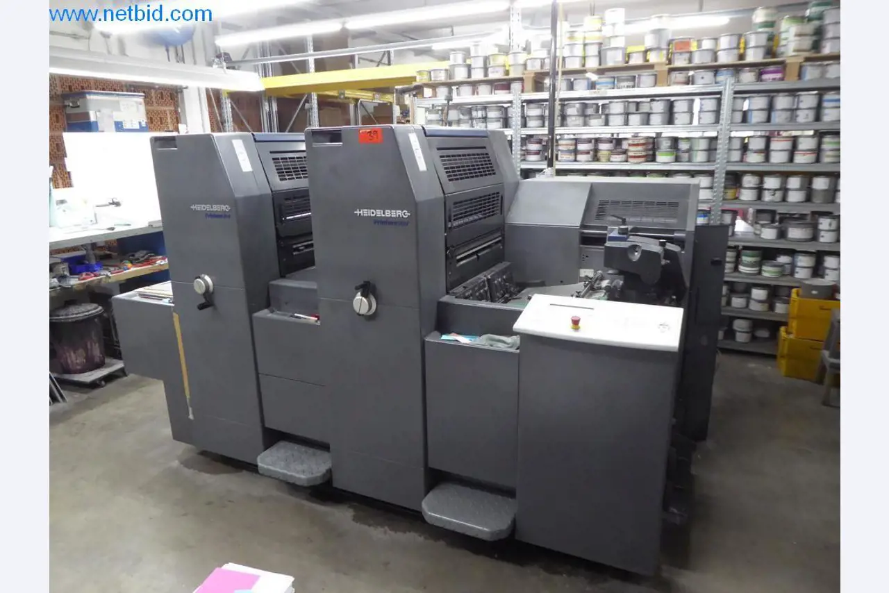 Máquinas de impressão offset e máquinas de impressão a duas cores Heidelberg-1