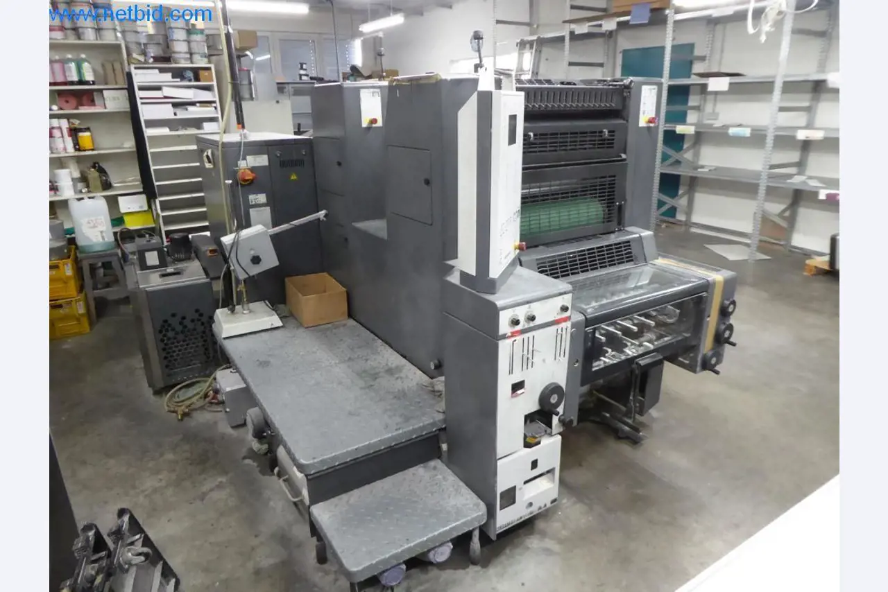Máquinas de impressão offset e máquinas de impressão a duas cores Heidelberg-4
