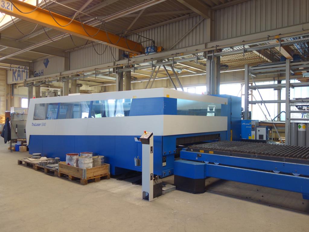 2D- laser cutting machine, TRUMPF, TruLaser 5040-2