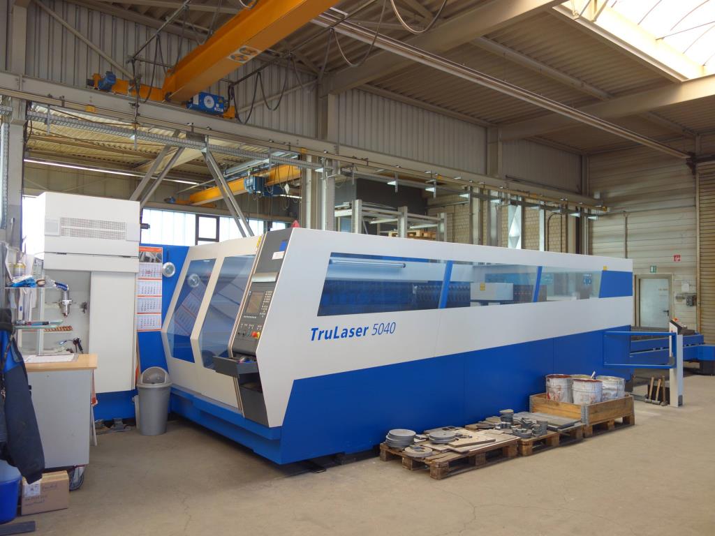 2D- laser cutting machine, TRUMPF, TruLaser 5040-5
